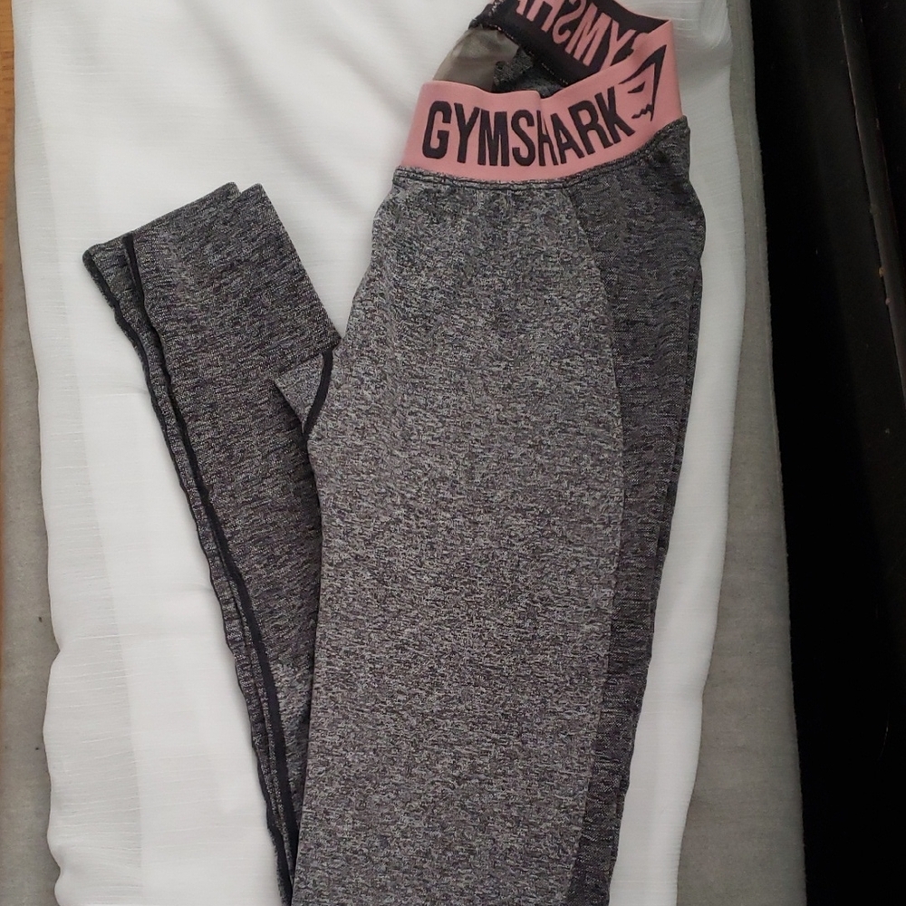 Gymshark Gray and Pink Leggings